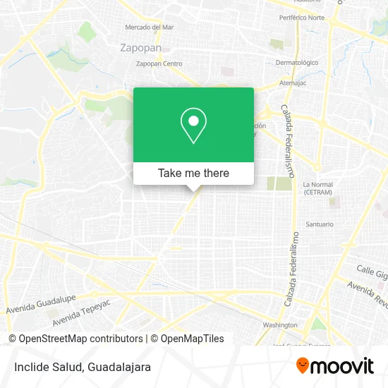 Inclide Salud map
