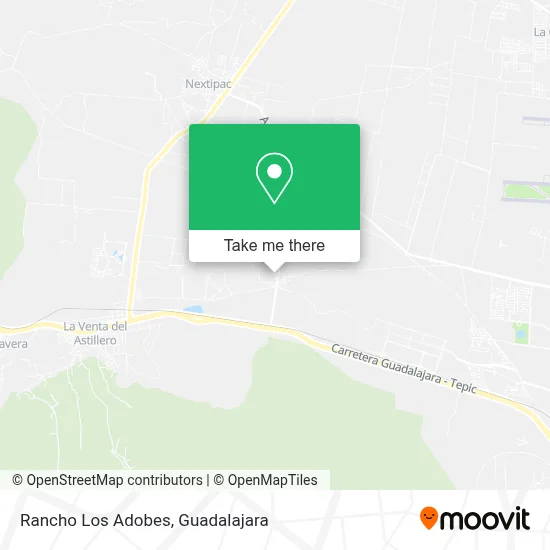 Rancho Los Adobes map