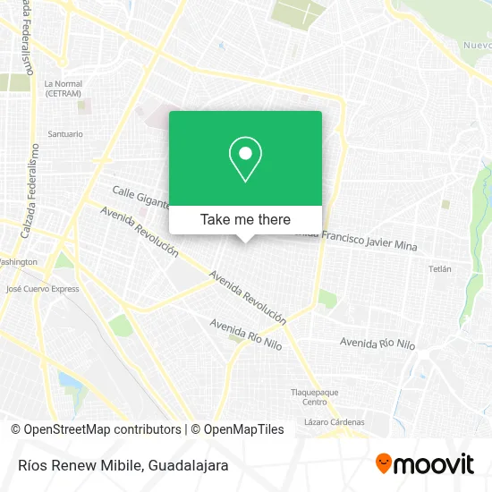 Ríos Renew Mibile map