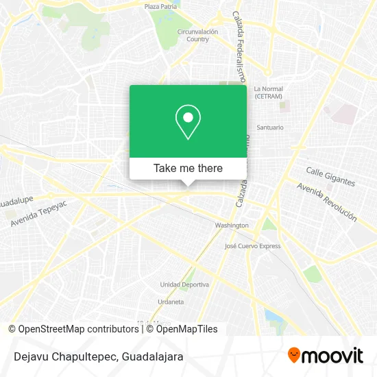 Dejavu Chapultepec map