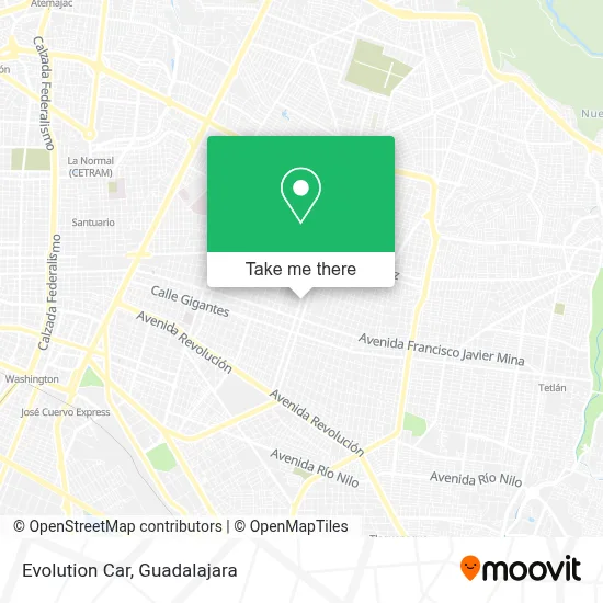 Evolution Car map