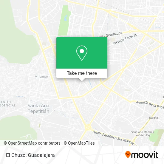 El Chuzo map