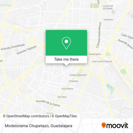 Modelorama Chupetazo map