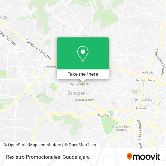 Rexistro Promocionales map