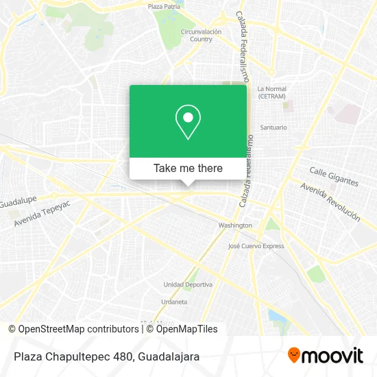 Plaza Chapultepec 480 map