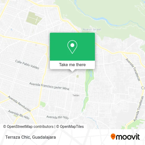 Terraza Chic map