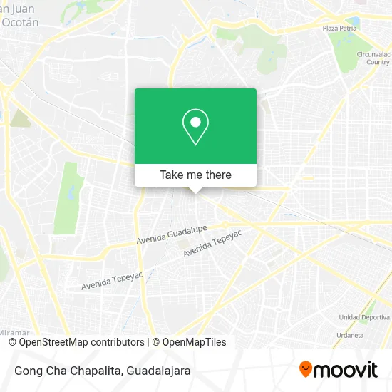 Gong Cha Chapalita map