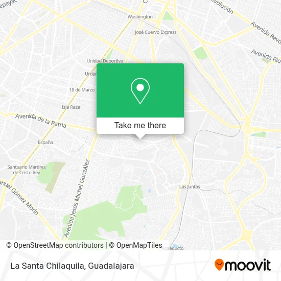 La Santa Chilaquila map