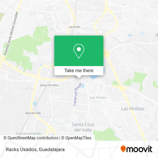 Racks Usados map