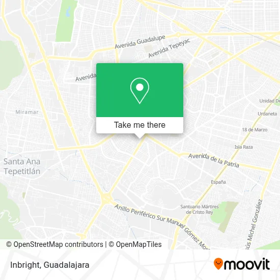 Inbright map