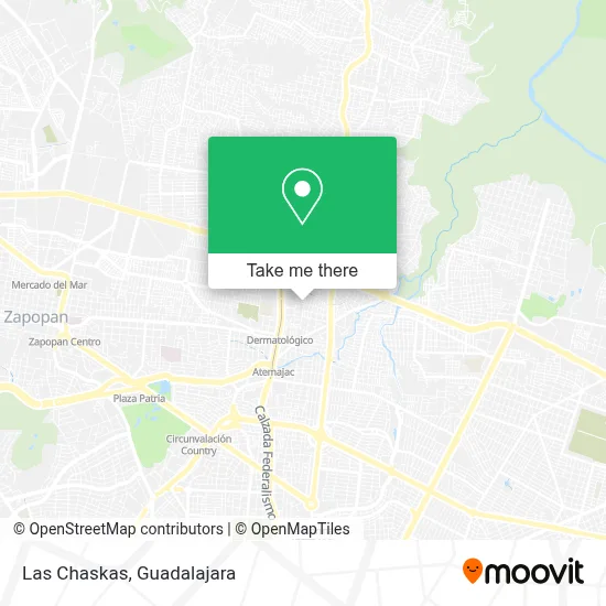 Las Chaskas map