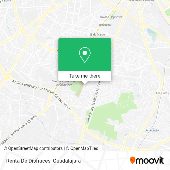 Renta De Disfraces map