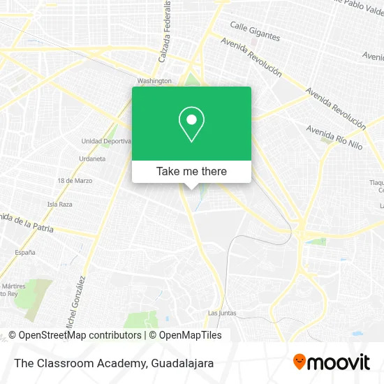 The Classroom Academy map