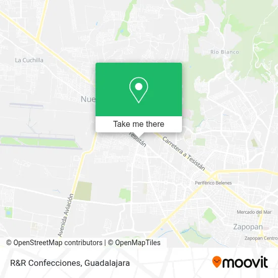 R&R Confecciones map