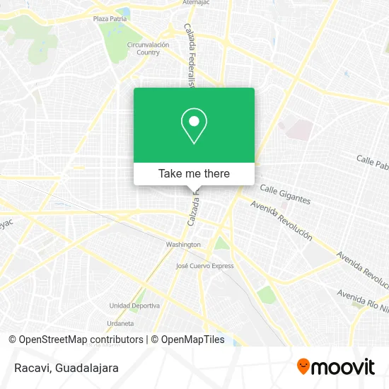 Racavi map