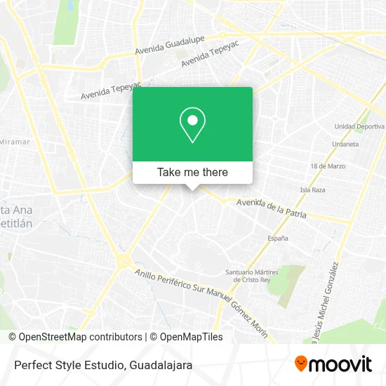 Perfect Style Estudio map