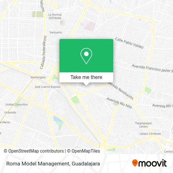 Roma Model Management map