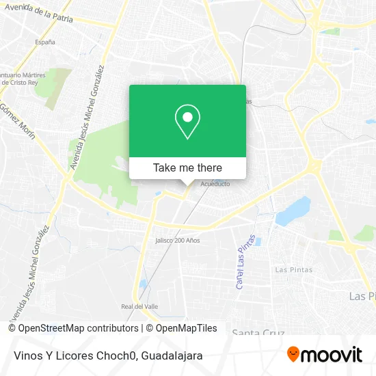Vinos Y Licores Choch0 map