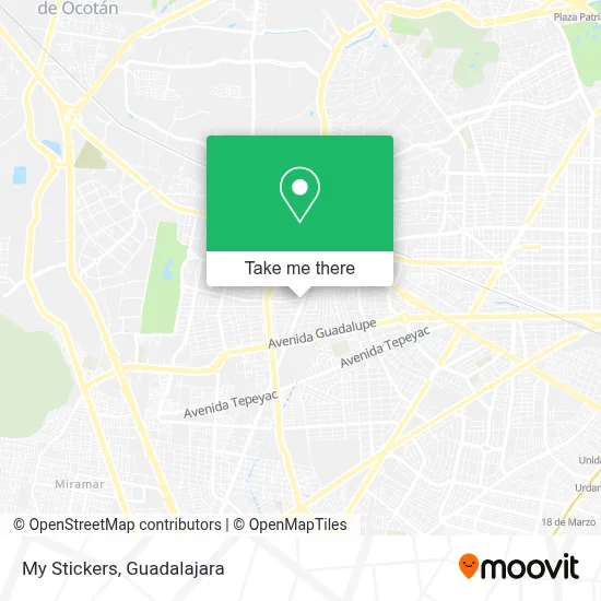 My Stickers map