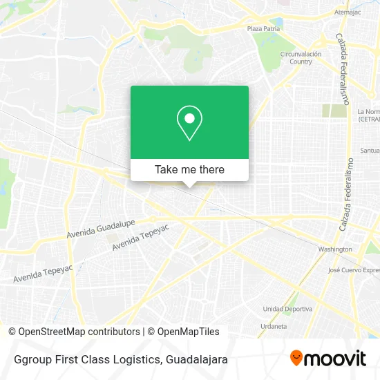 Ggroup First Class Logistics map