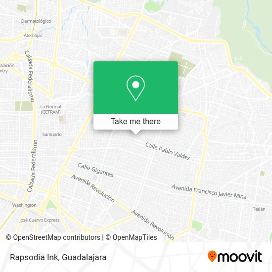 Rapsodia Ink map