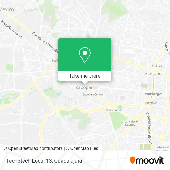 Tecnotech Local 13 map