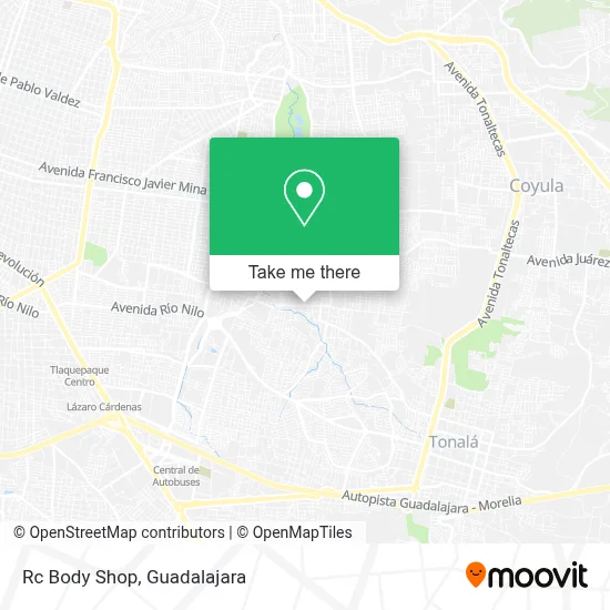 Rc Body Shop map