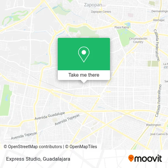 Studio Express map