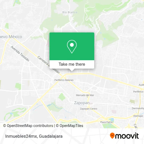 Inmuebles24mx map