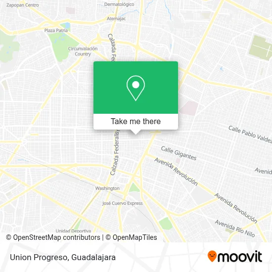 Union Progreso map