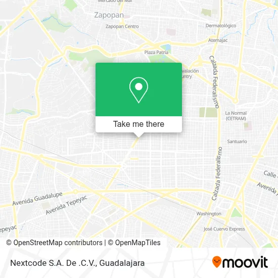 Nextcode S.A. De .C.V. map