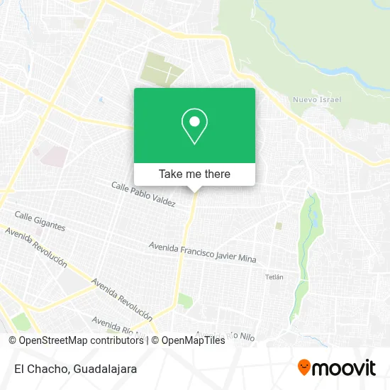 El Chacho map