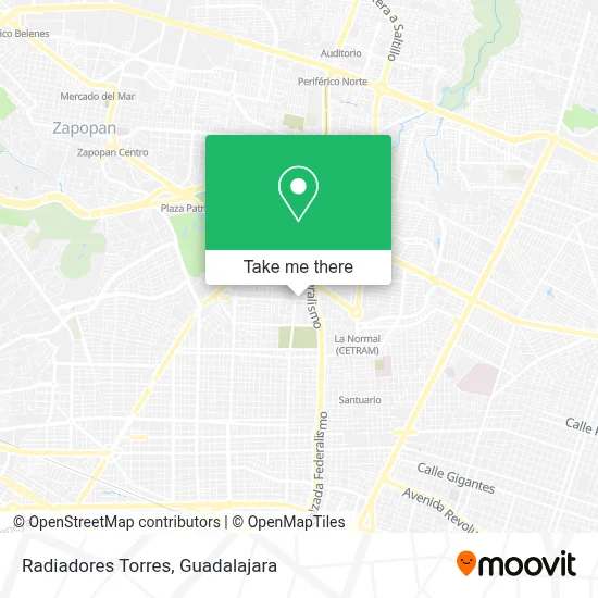 Radiadores Torres map