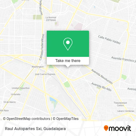 Raul Autopartes Sxi map