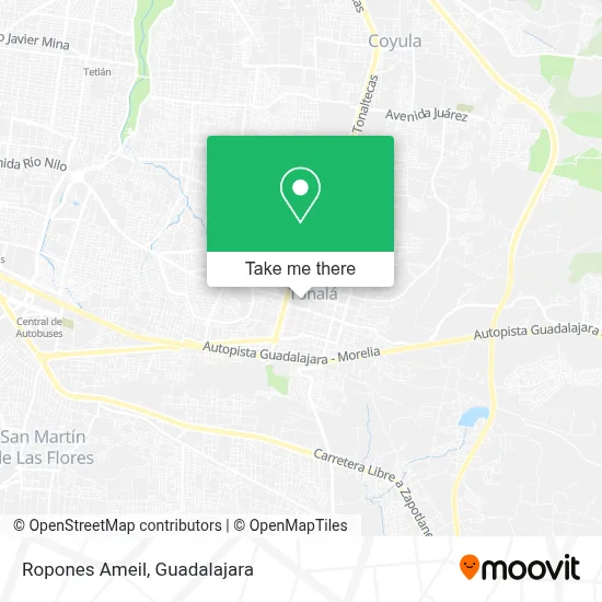 Ropones Ameil map