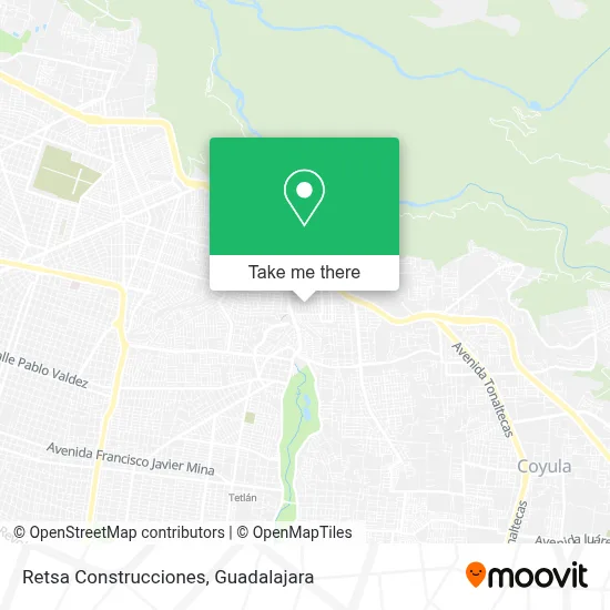 Retsa Construcciones map