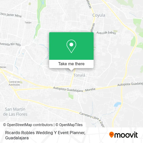 Ricardo Robles Wedding Y Event Planner map