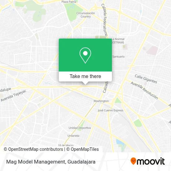 Mag Model Management map