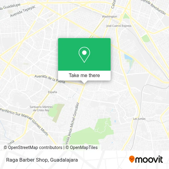 Raga Barber Shop map