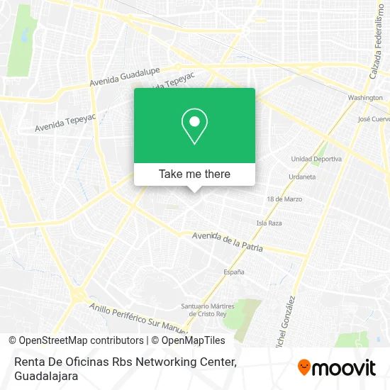 Renta De Oficinas Rbs Networking Center map