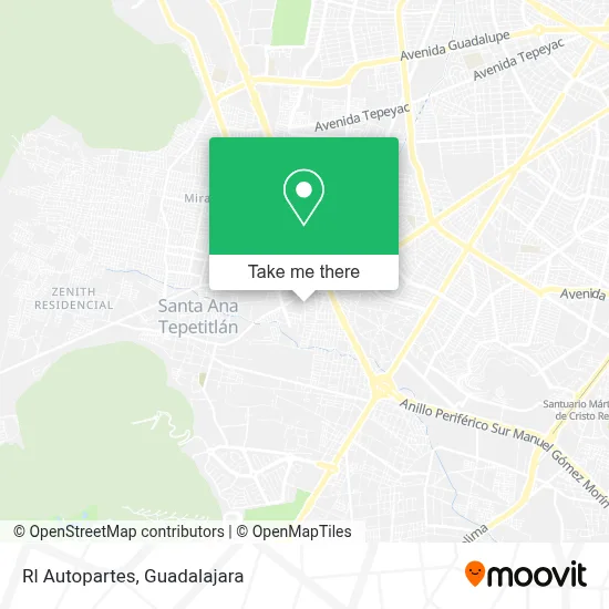 Rl Autopartes map