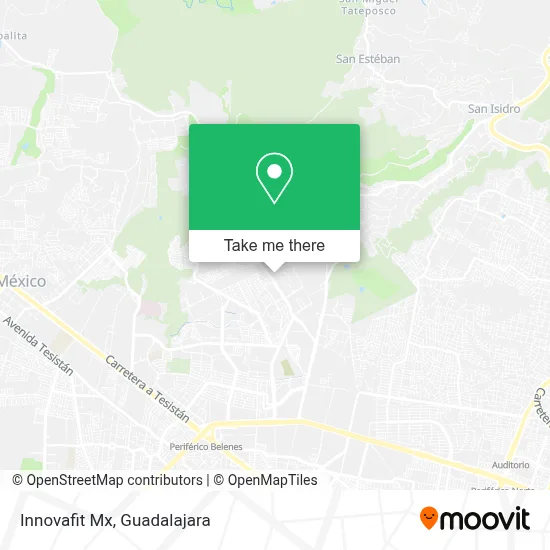 Innovafit Mx map