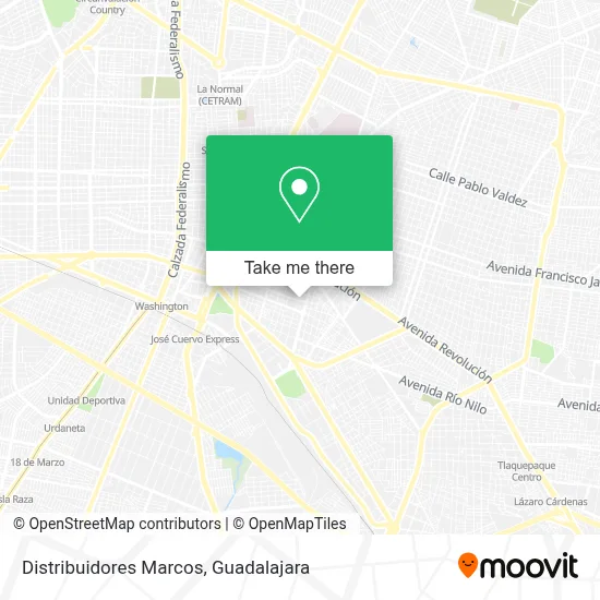 Distribuidores Marcos map