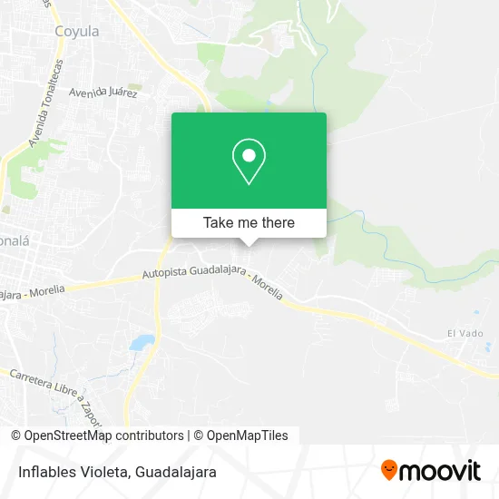 Inflables Violeta map