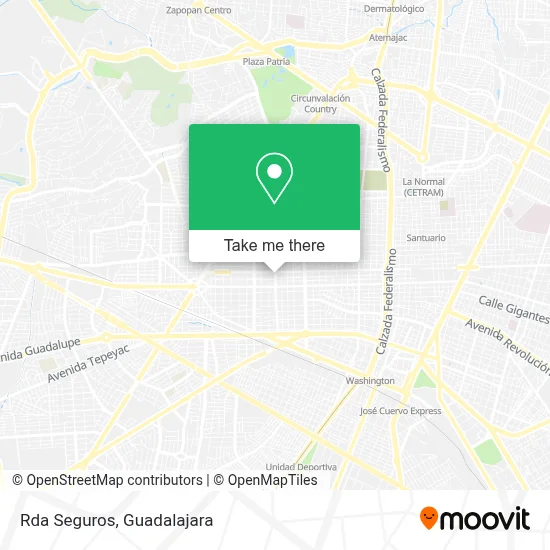 Rda Seguros map