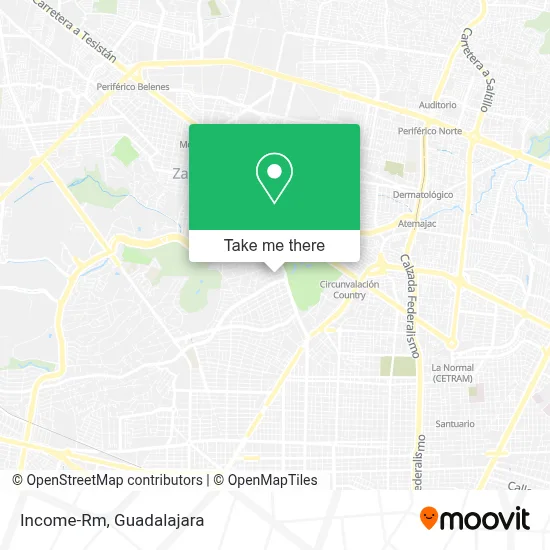 Income-Rm map