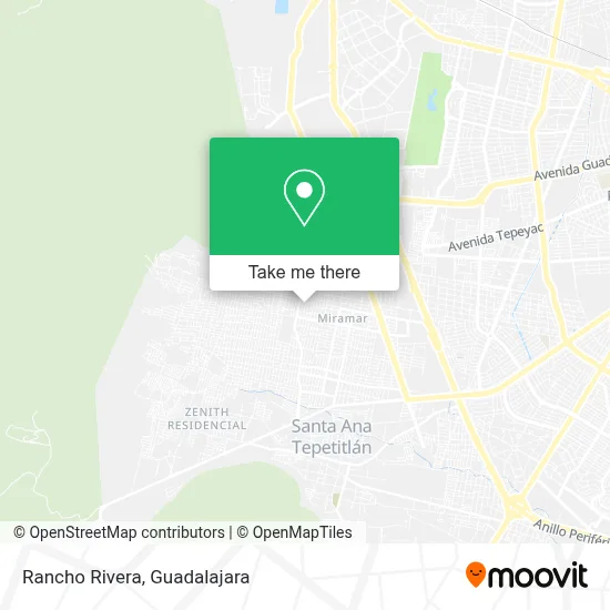 Rancho Rivera map