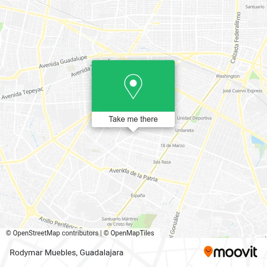 Rodymar Muebles map