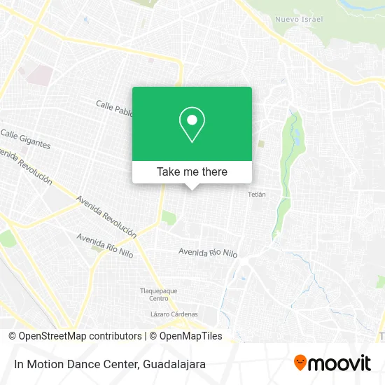 In Motion Dance Center map