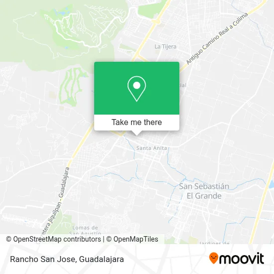 Rancho San Jose map